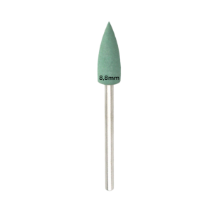 Silikon Polierbit grün | Spitz Ø8,8mm | #240 Grit | Glanzpolierer